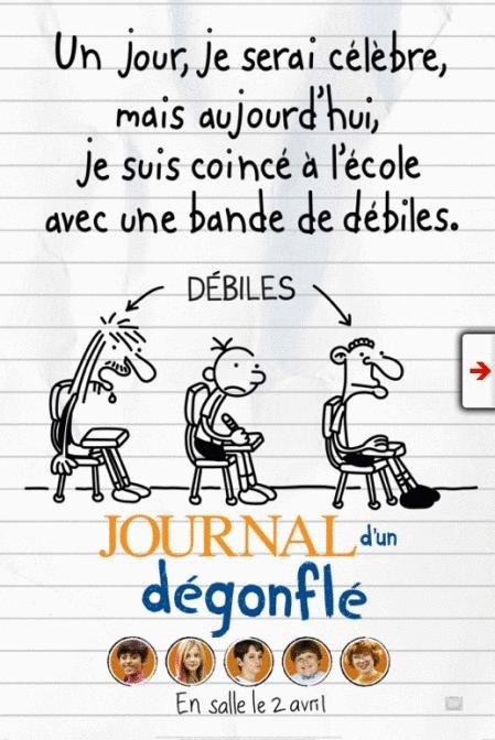 L'affiche du film Journal d'un dégonflé