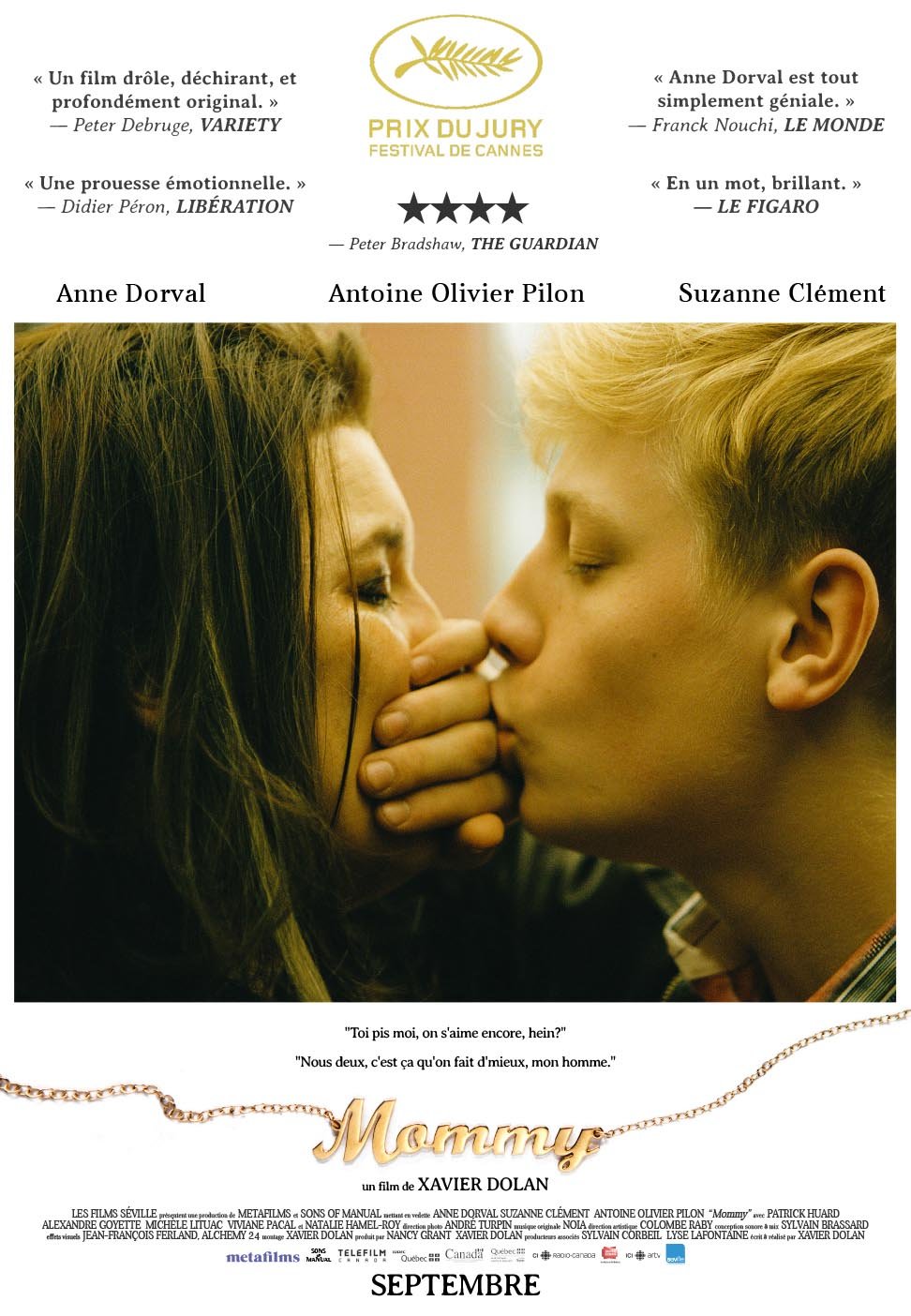 L'affiche du film Mommy