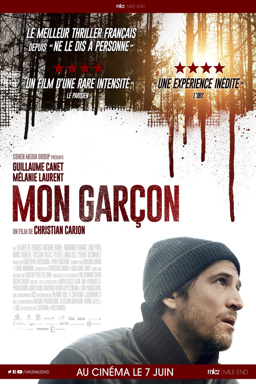 L'affiche du film Mon garçon