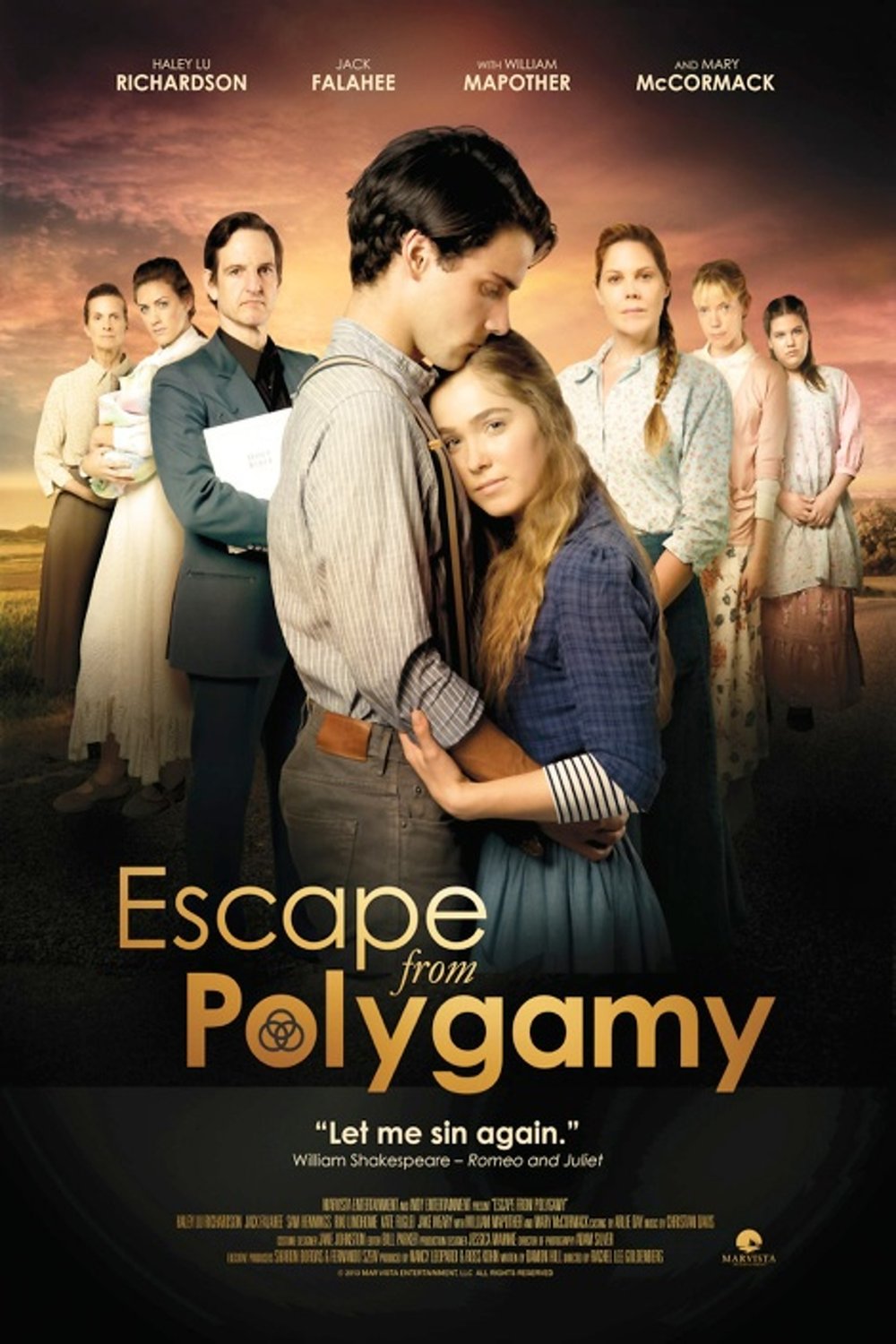L'affiche du film Escape from Polygamy
