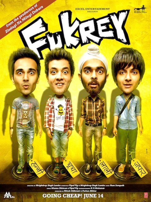 L'affiche du film Fukrey