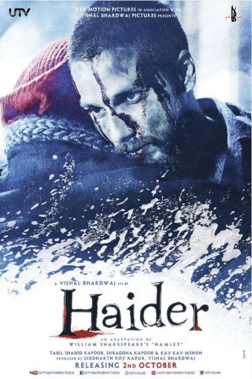 L'affiche du film Haider