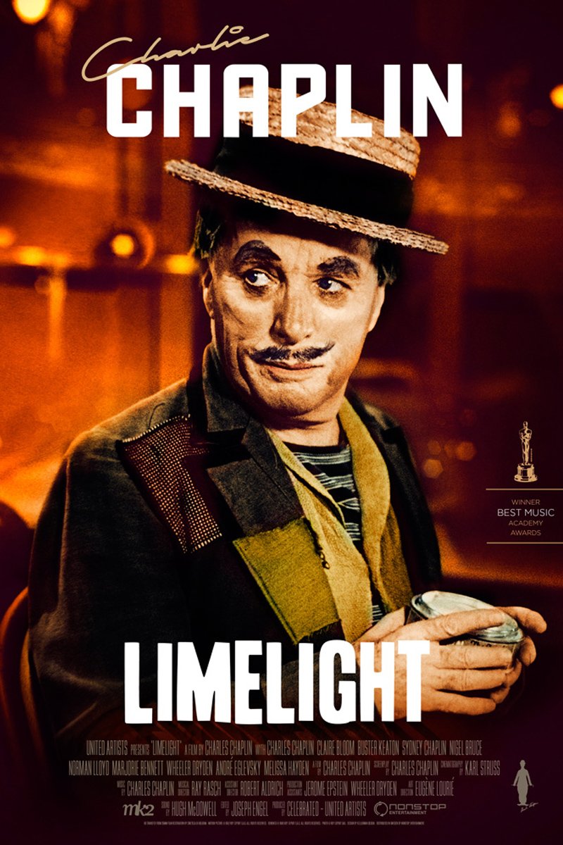 L'affiche du film Les feux de la rampe