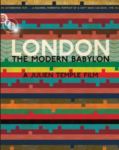 L'affiche du film London: The Modern Babylon