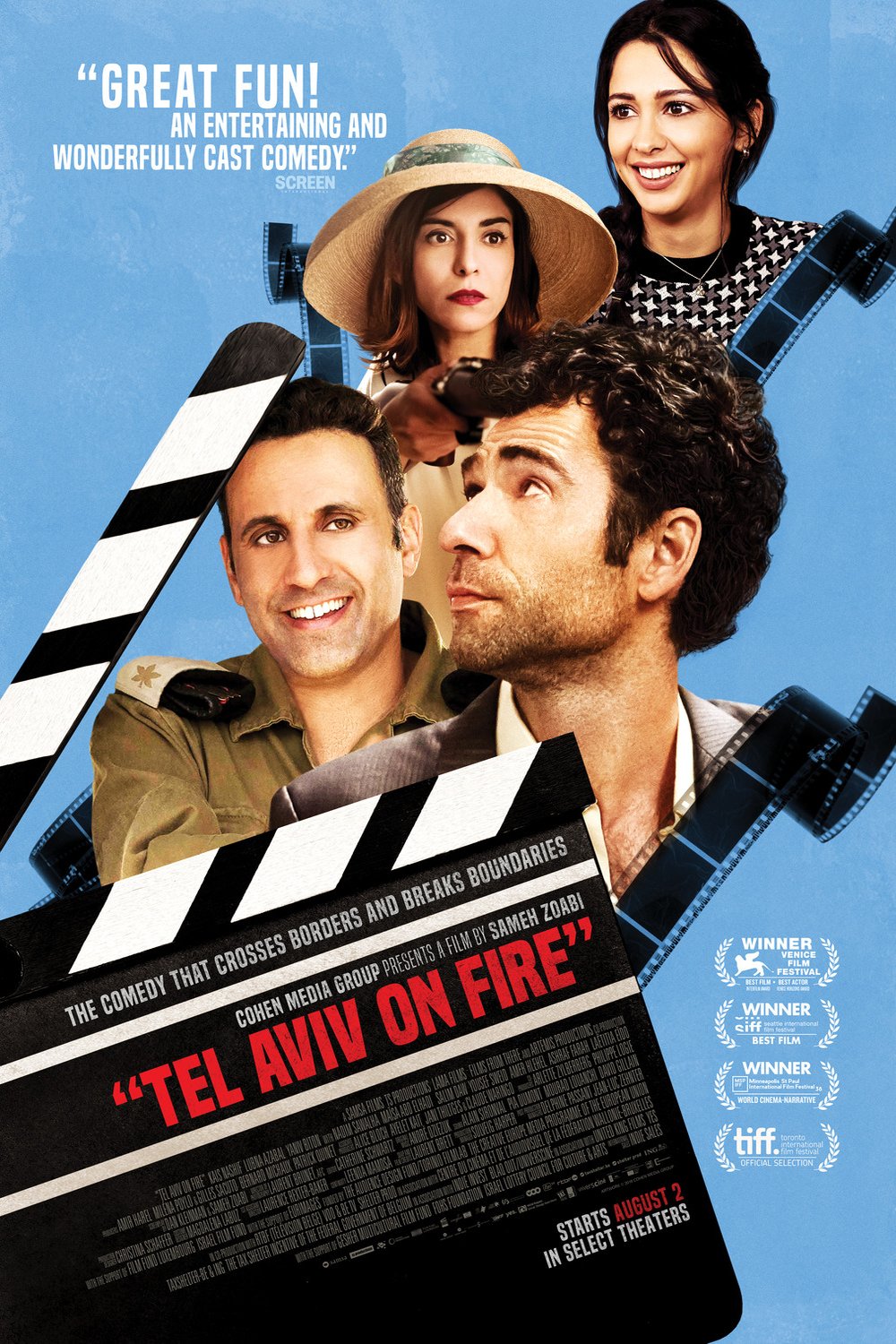 L'affiche du film Feu à Tel Aviv