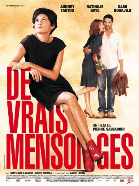 L'affiche du film De vrais mensonges