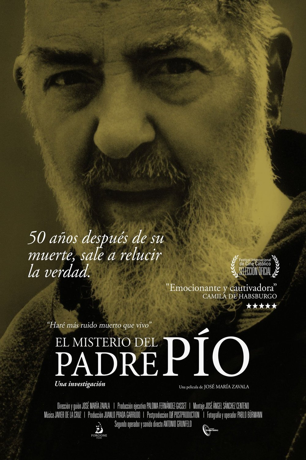 Poster of the movie The mystery of Padre Pio