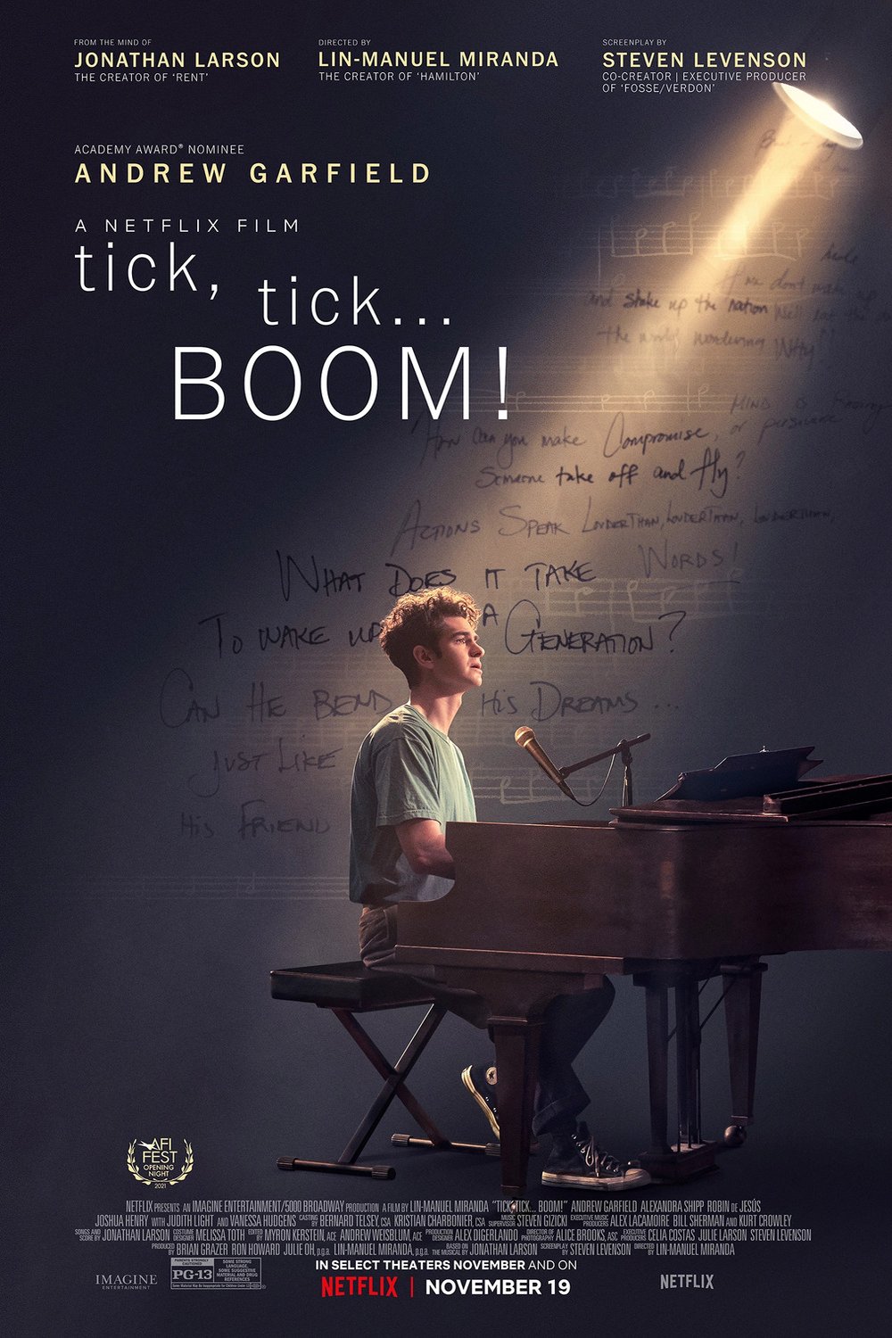 L'affiche du film Tick, Tick... Boom
