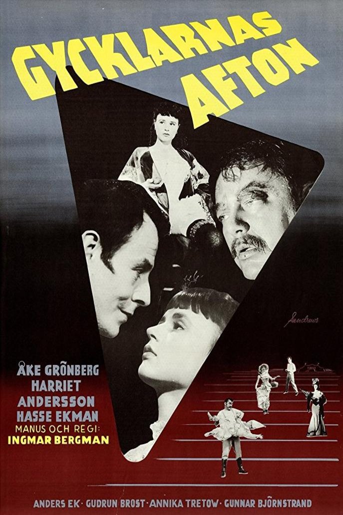 L'affiche du film Gycklarnas afton