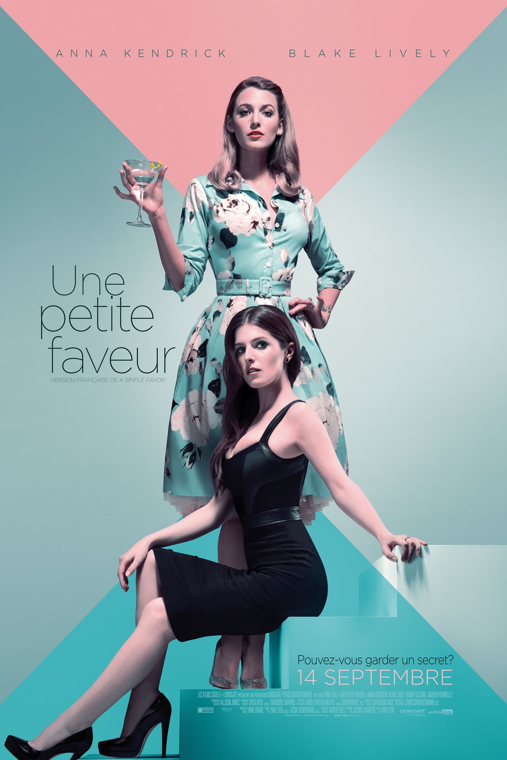 L'affiche du film Une petite faveur