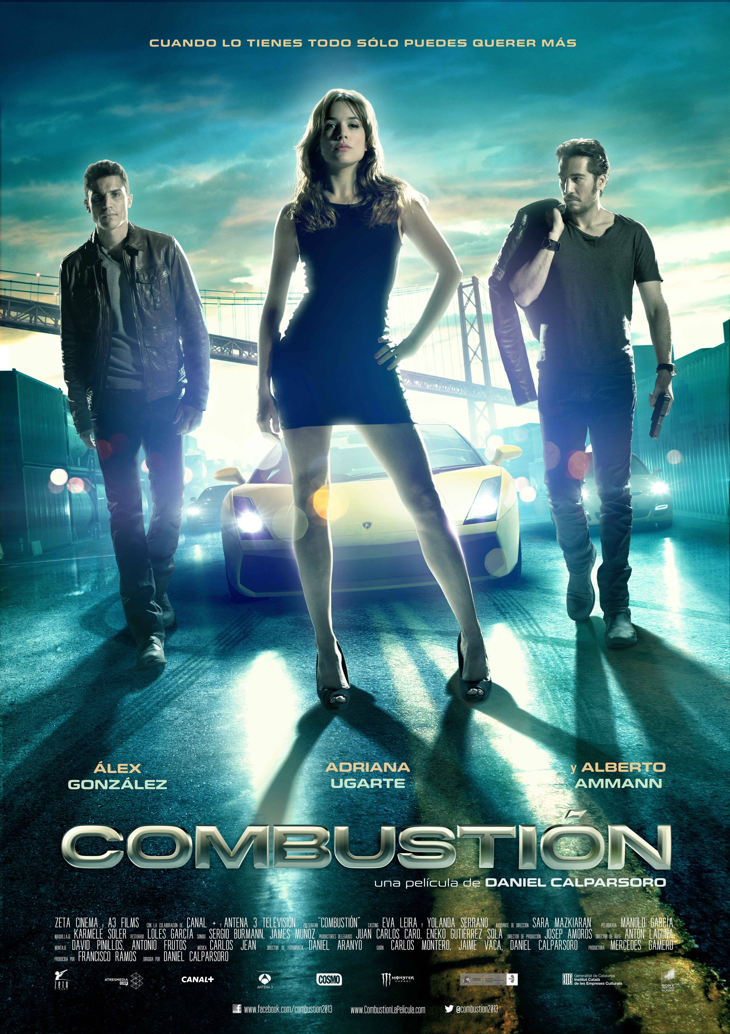 L'affiche du film Combustión