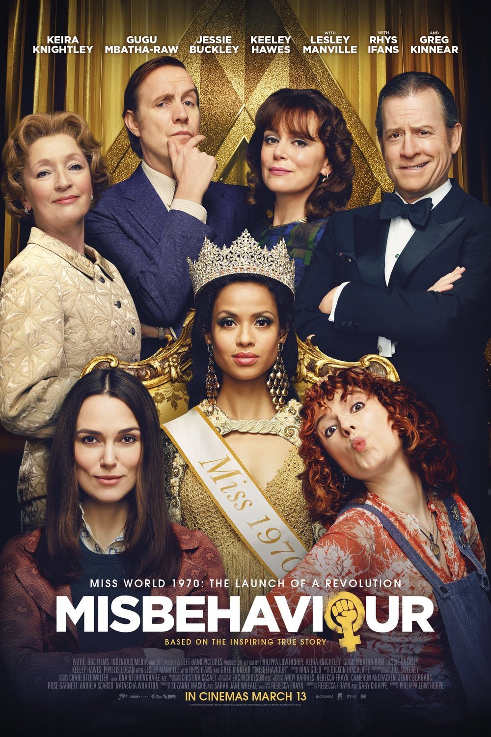 L'affiche du film Misbehaviour