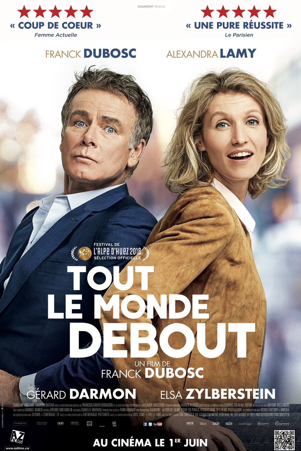 L'affiche du film Tout le monde debout