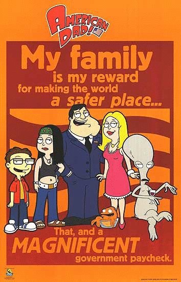 L'affiche du film American Dad!