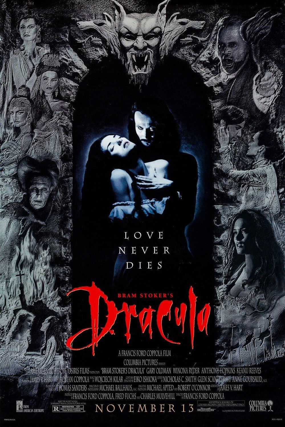 L'affiche du film Bram Stoker's Dracula