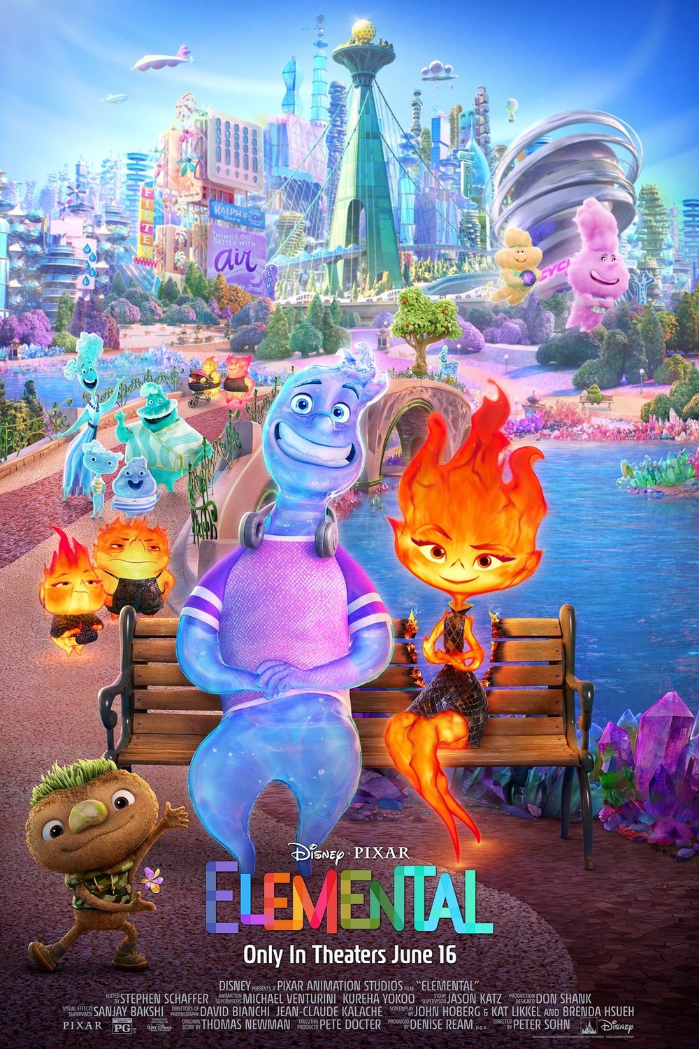 L'affiche du film Elemental