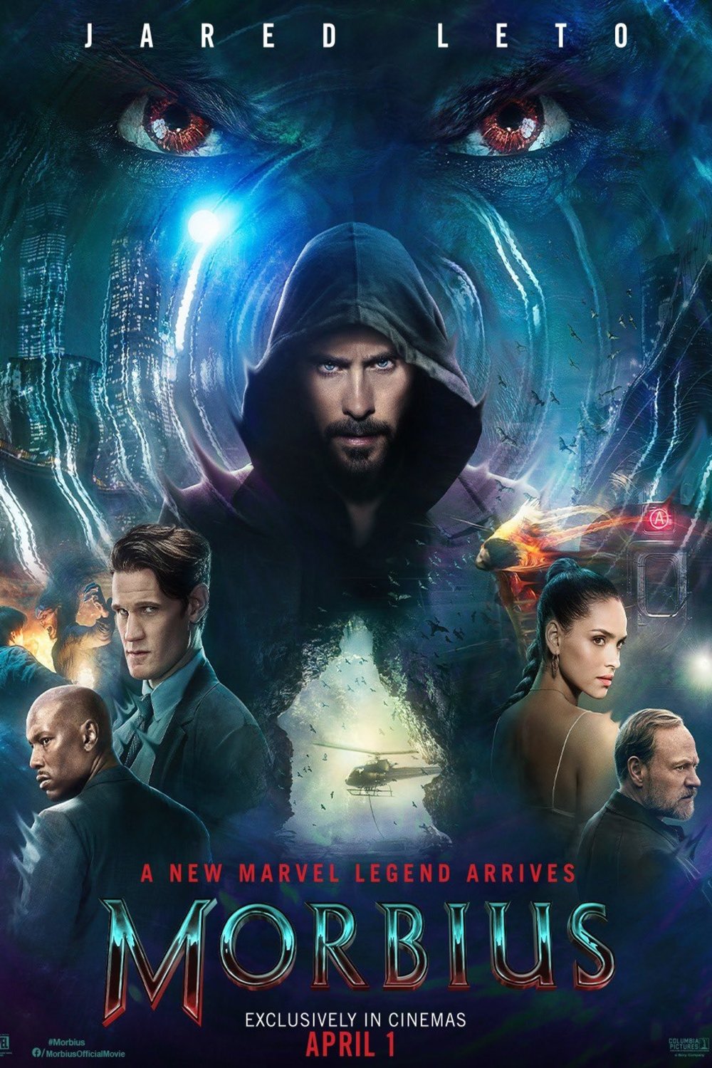 L'affiche du film Morbius v.f.
