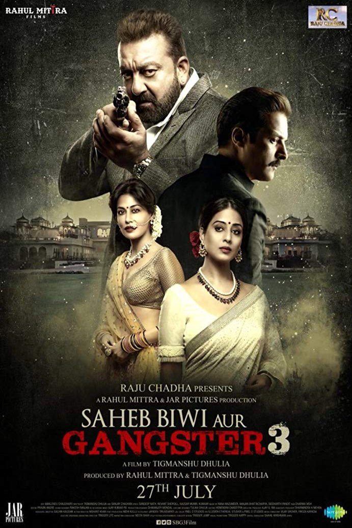 L'affiche du film Saheb Biwi Aur Gangster 3