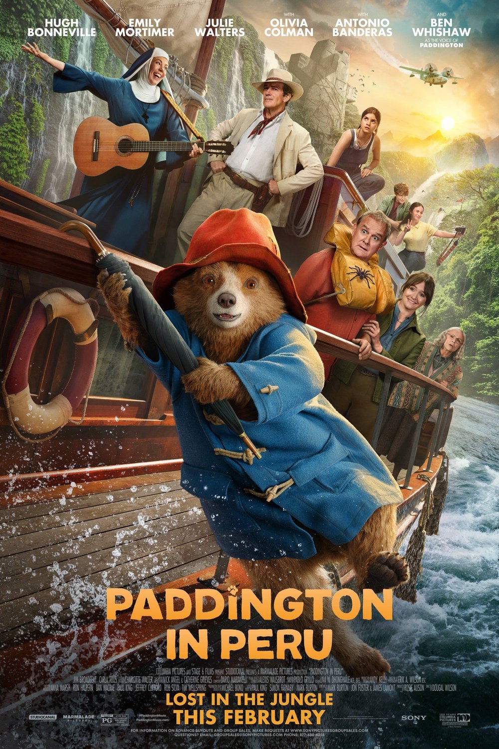 L'affiche du film Paddington in Peru