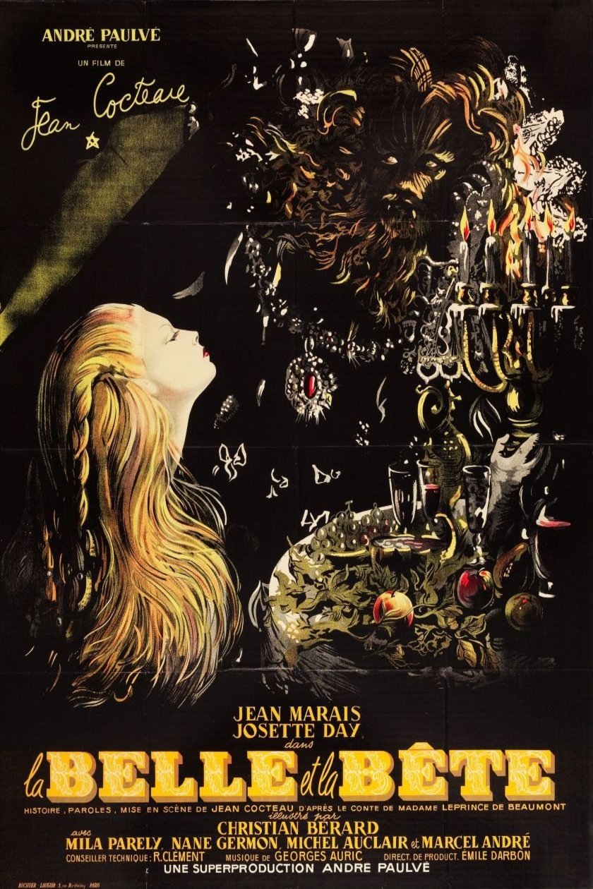 L'affiche du film La belle et la bête