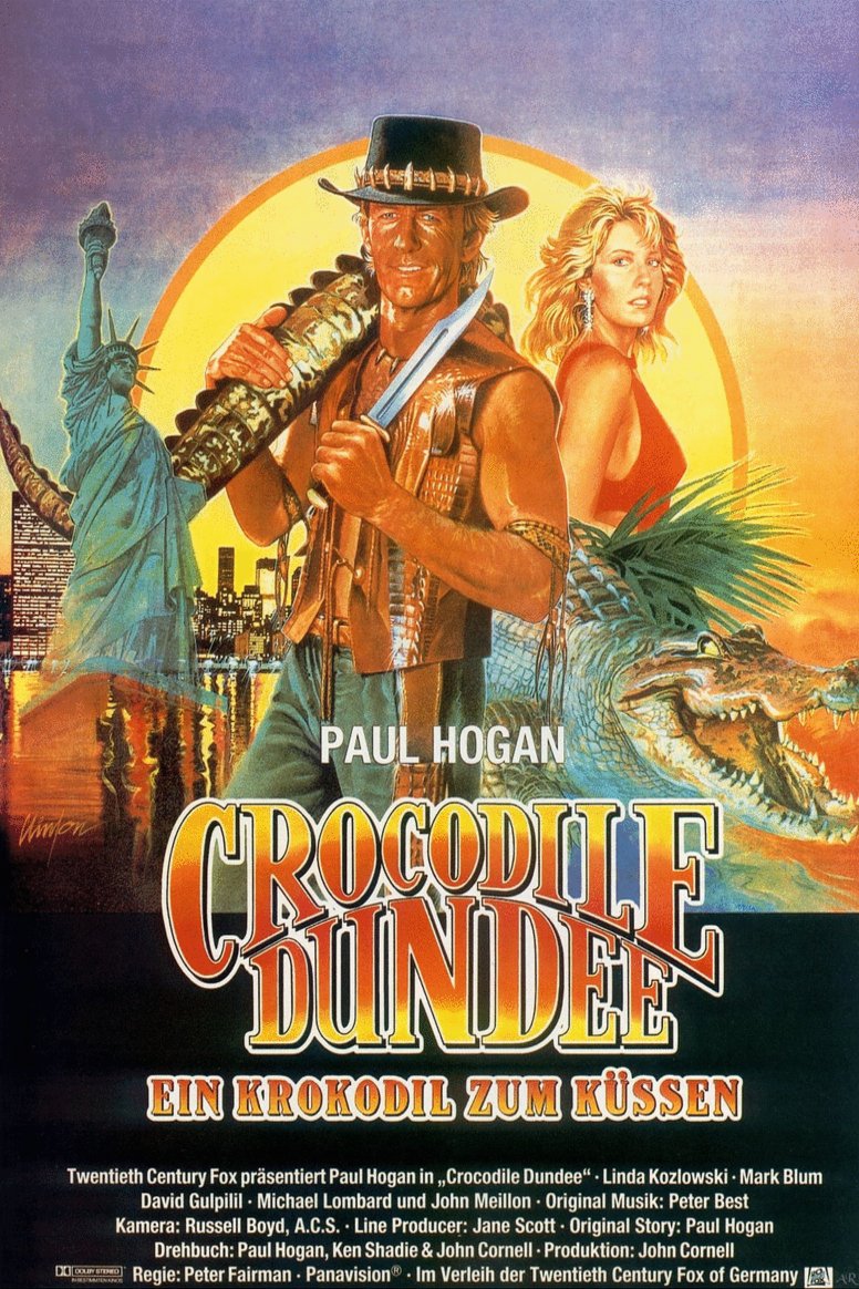 L'affiche du film Crocodile Dundee