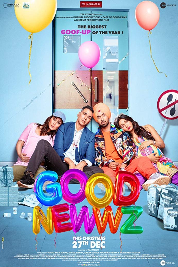 L'affiche du film Good Newwz