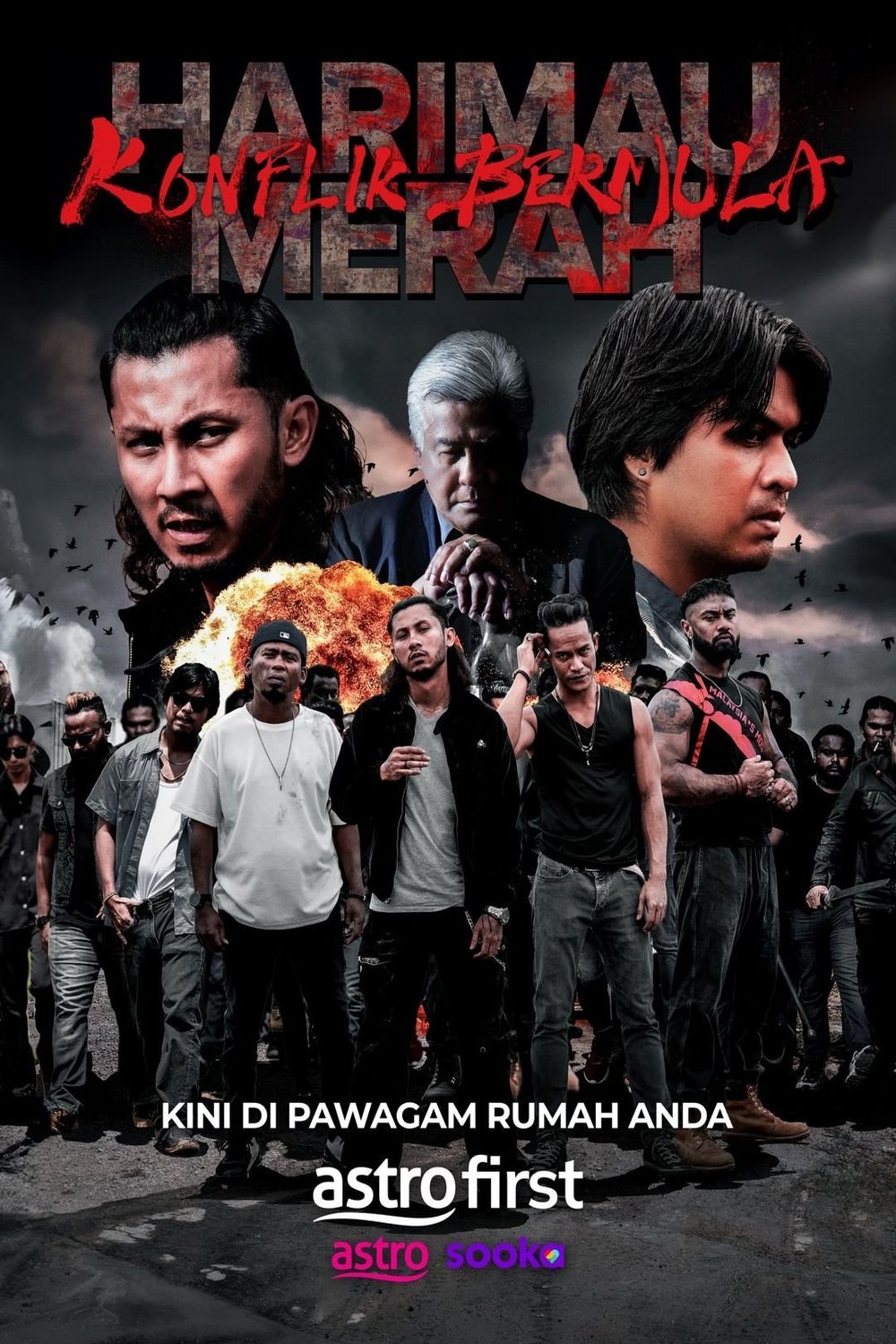 L'affiche du film Harimau Merah: Konflik Bermula