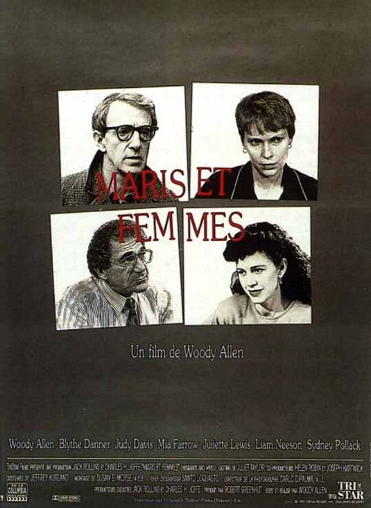 L'affiche du film Maris et femmes