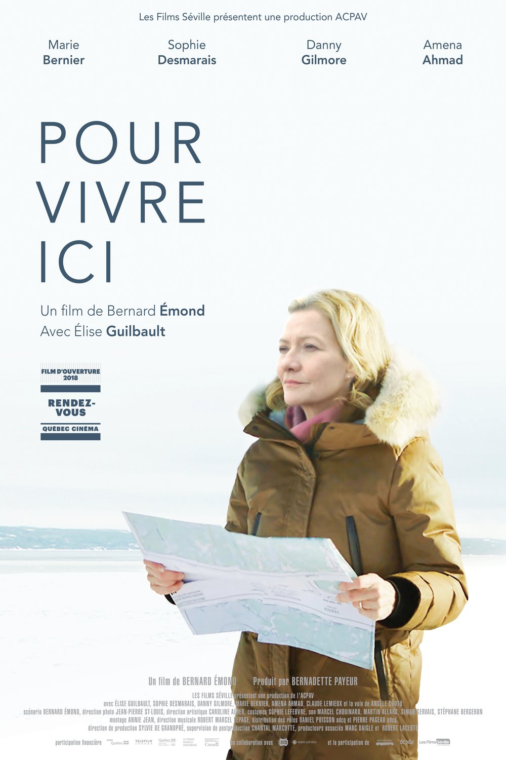 L'affiche du film Pour vivre ici