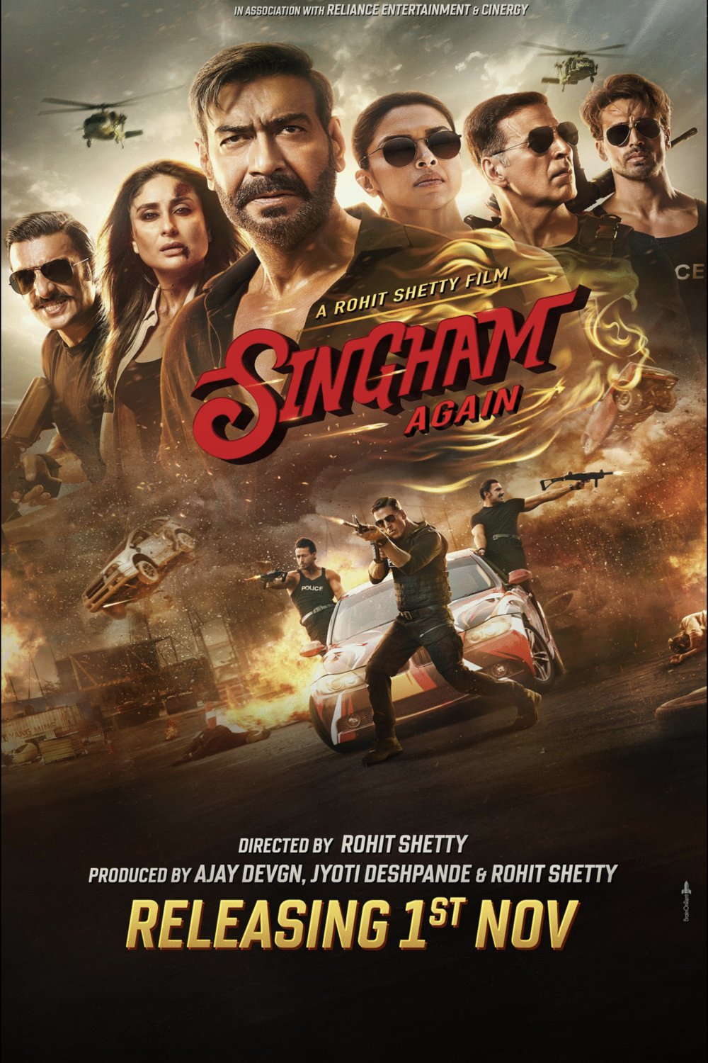 L'affiche du film Singham Again