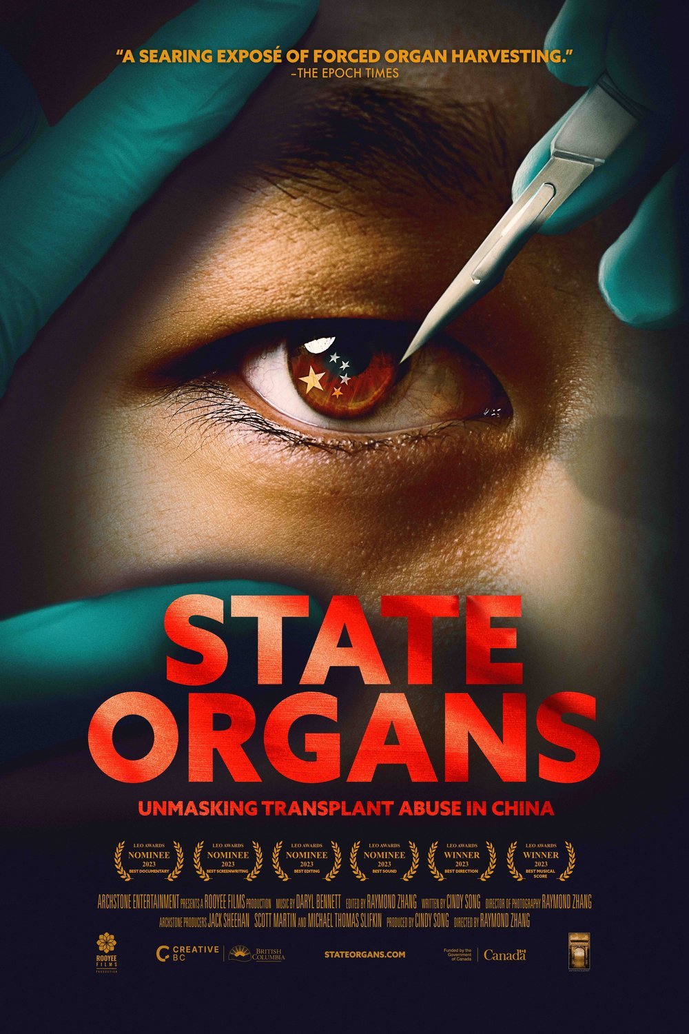 Poster of the movie State Organs: Unmasking Transplant Abuse in China [2024]