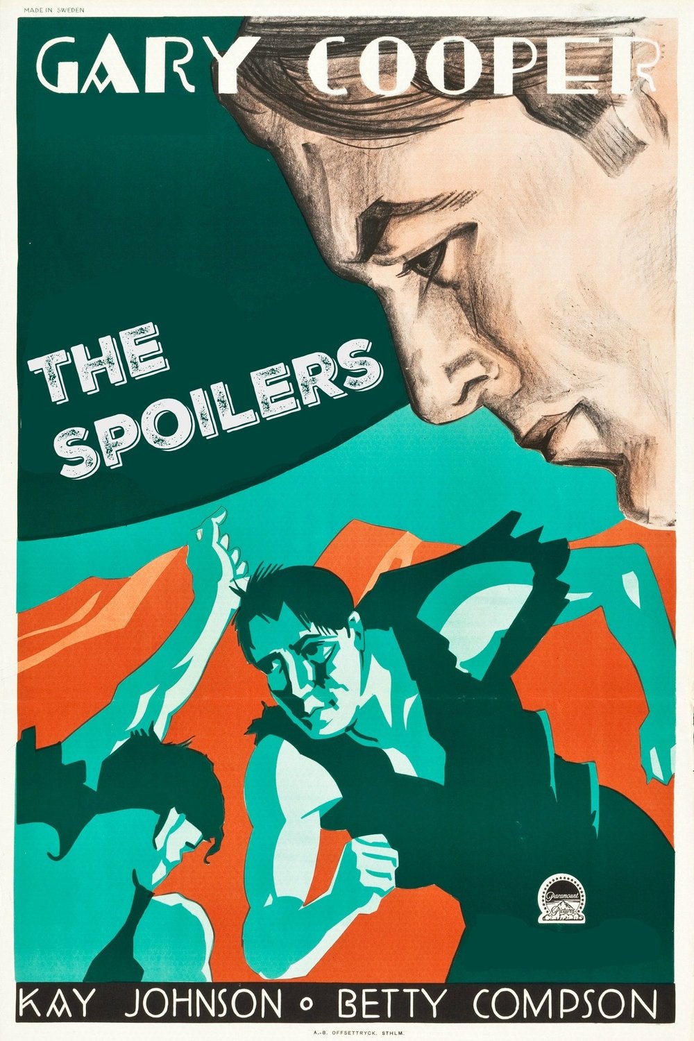 L'affiche du film The Spoilers