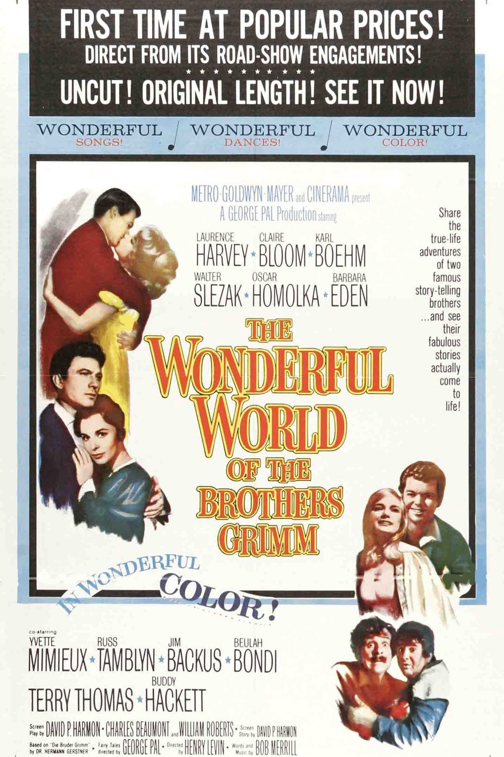 L'affiche du film The Wonderful World of the Brothers Grimm