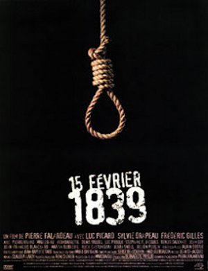 L'affiche du film 15 février 1839