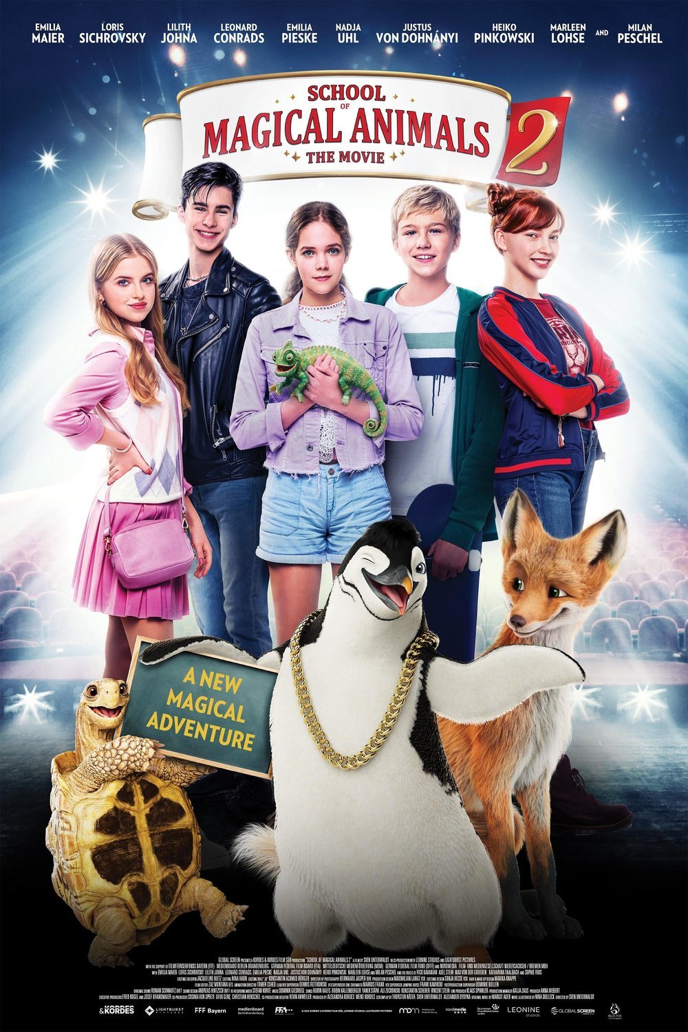 L'affiche du film Die Schule der magischen Tiere 2