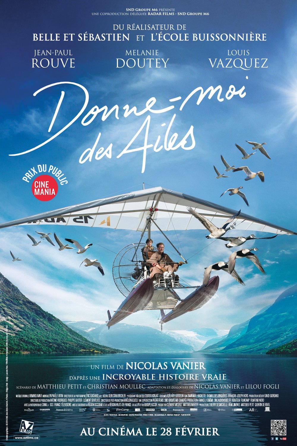 L'affiche du film Donne-moi des ailes
