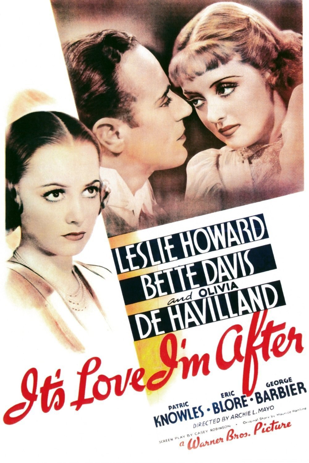 L'affiche du film It's Love I'm After