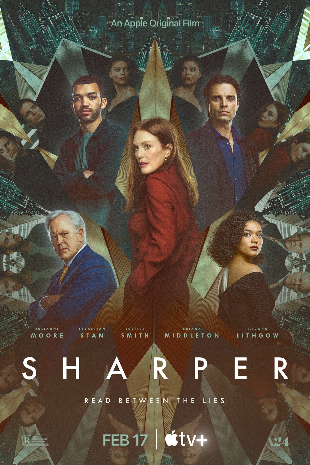 L'affiche du film Sharper