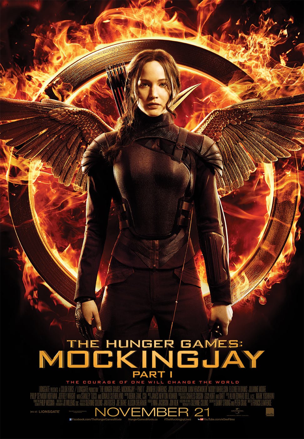 Poster of the movie The Hunger Games: Mockingjay - Part 1 [2014]