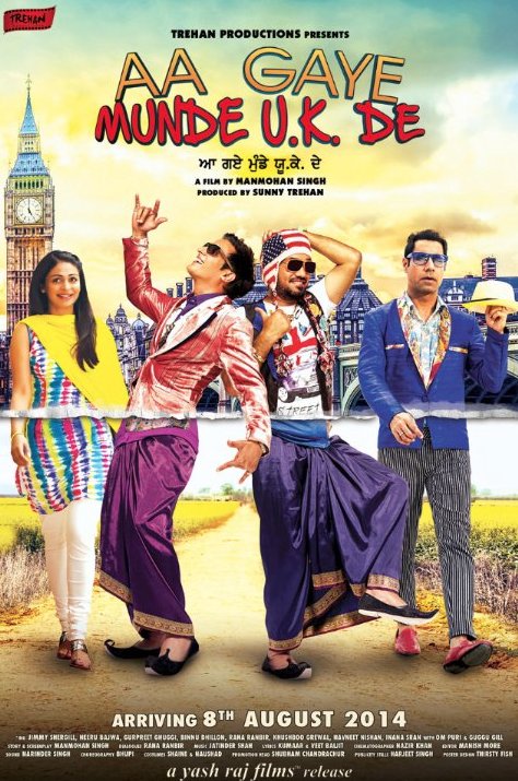 L'affiche du film Aa Gaye Munde U.K. De