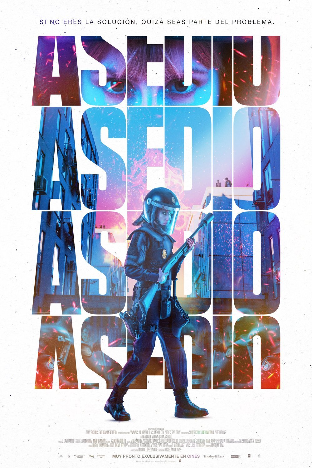 L'affiche du film Asedio