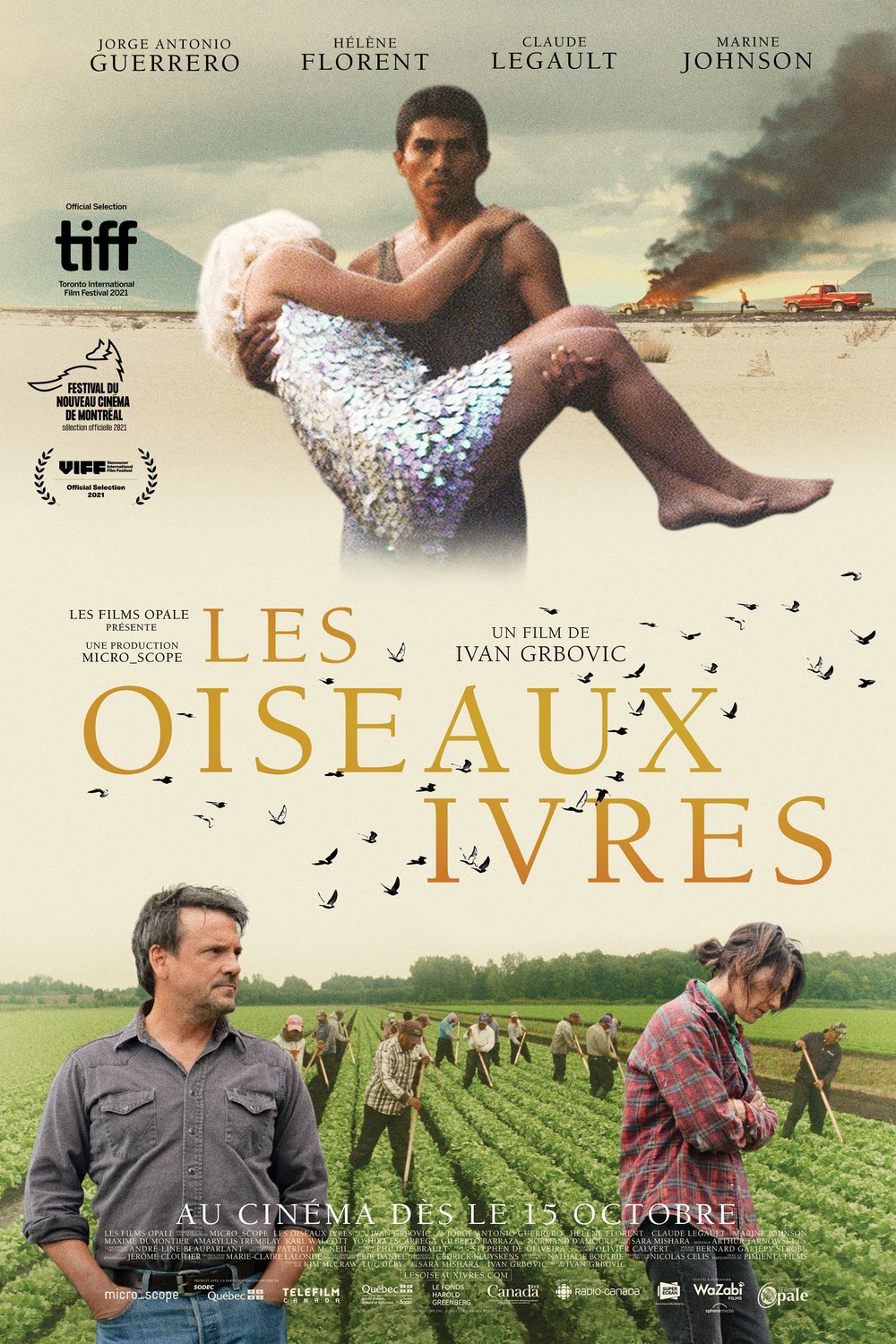 L'affiche du film Les oiseaux ivres