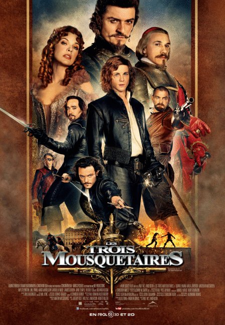 L'affiche du film Les Trois Mousquetaires