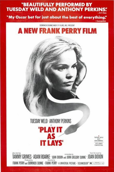 L'affiche du film Play it as it Lays