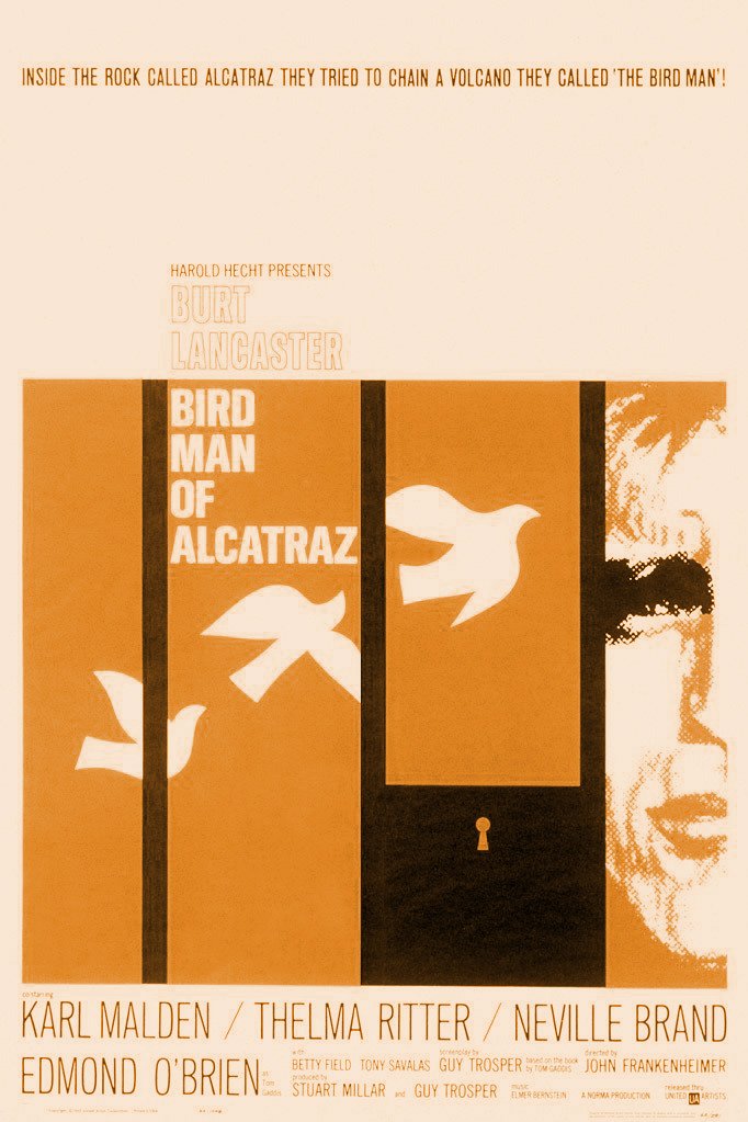 L'affiche du film Birdman of Alcatraz