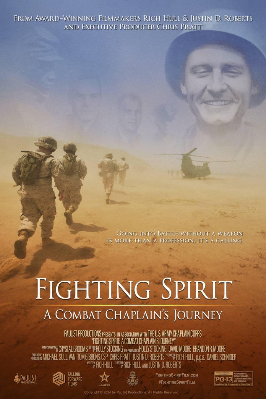 L'affiche du film Fighting Spirit: A Combat Chaplain's Journey