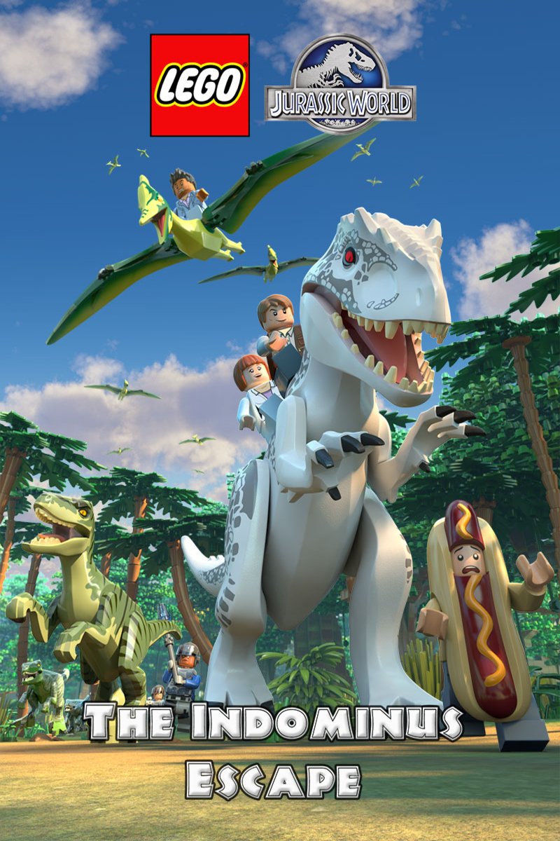 L'affiche du film Lego Jurassic World: The Indominus Escape