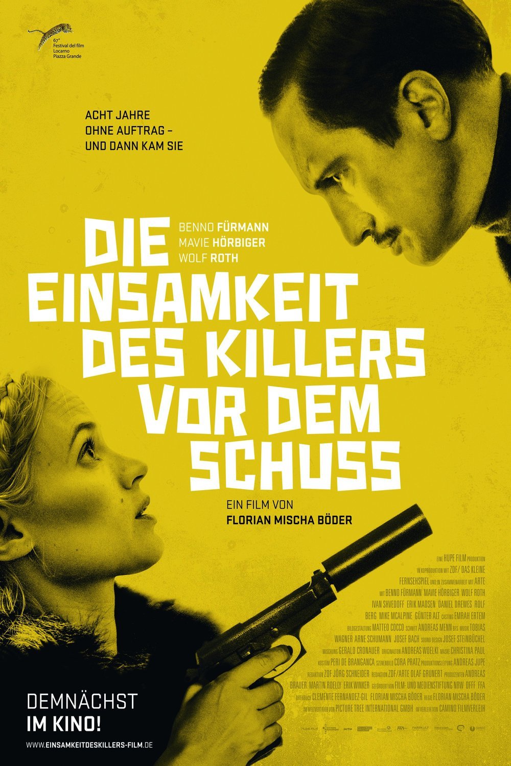 L'affiche du film Die Einsamkeit des Killers vor dem Schuss