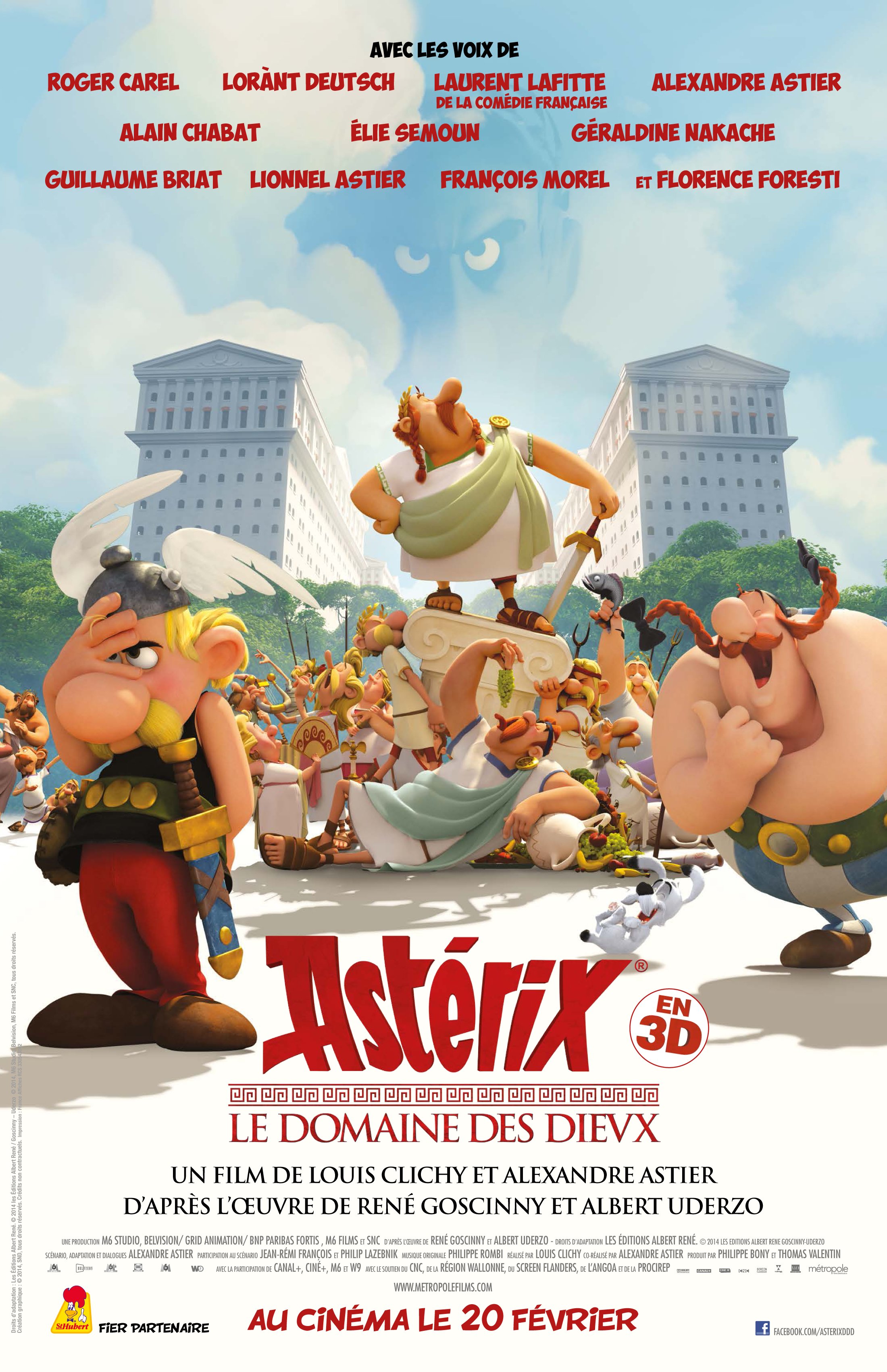 L'affiche du film Astérix: Le domaine des dieux