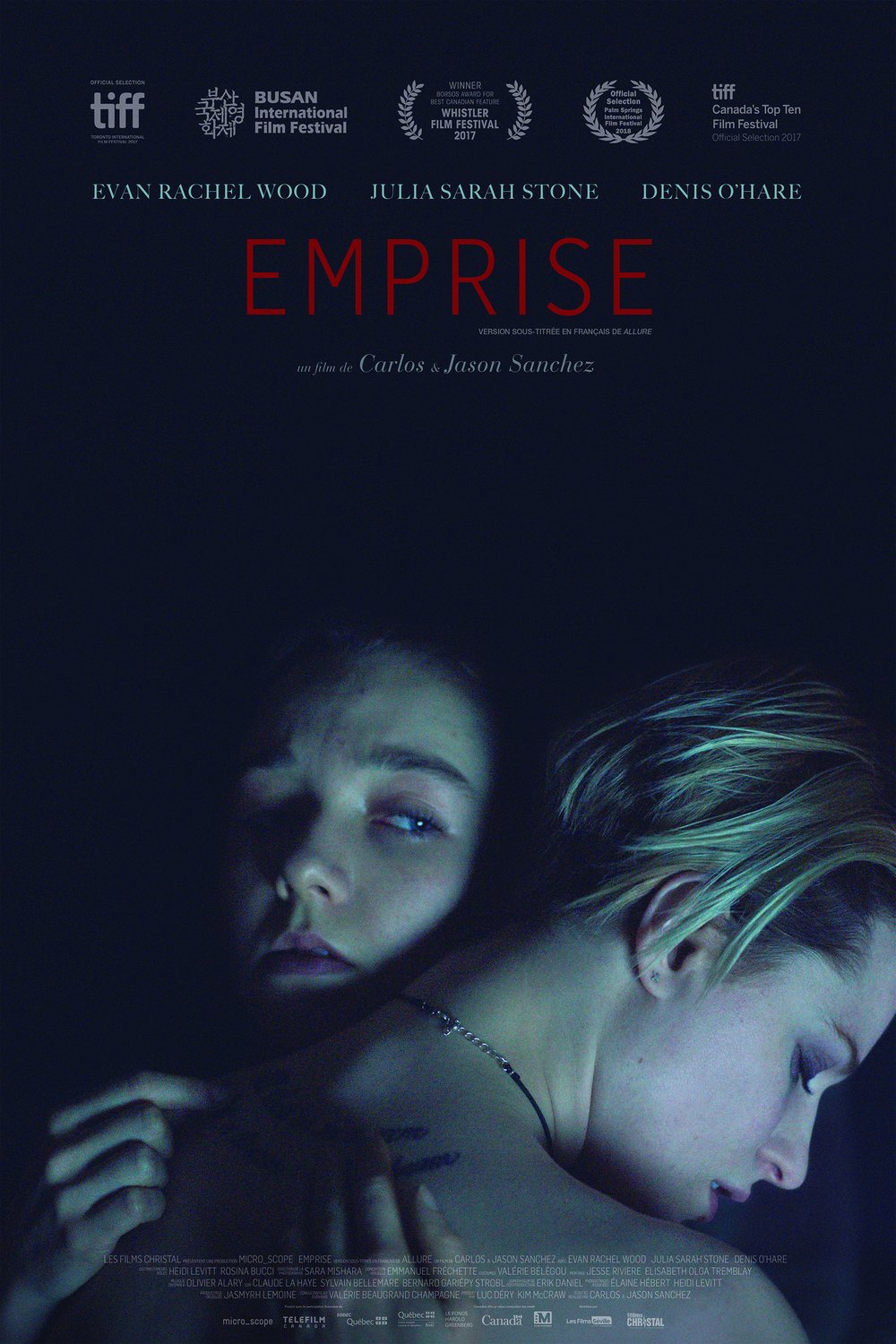 L'affiche du film Emprise